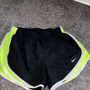 black Nike shorts
